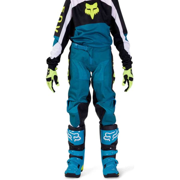Pantaloni MX-Enduro Copii Fox Racing Pantaloni Moto MX/Enduro Copii 180 Nitro Maui Blue 23