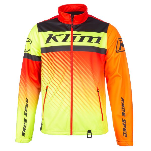 Jackets Klim Snow Jacket Insulated Revolt Fiery Red/Hi-Vis 24
