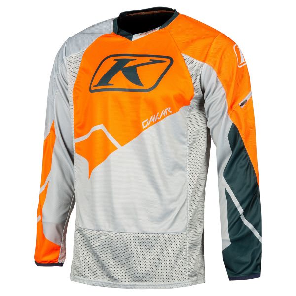 Tricouri MX-Enduro Klim Tricou Enduro Dakar Striking Petrol