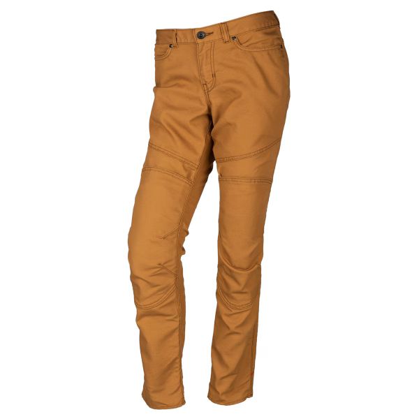 Textile Womens Pants Klim Textile Lady Moto Pants Outrider Tall Brown Duck