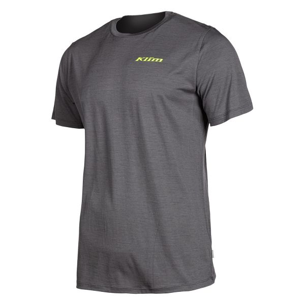 Underlayer Snow Klim Tricou Teton Merino Wool SS Asfalt
