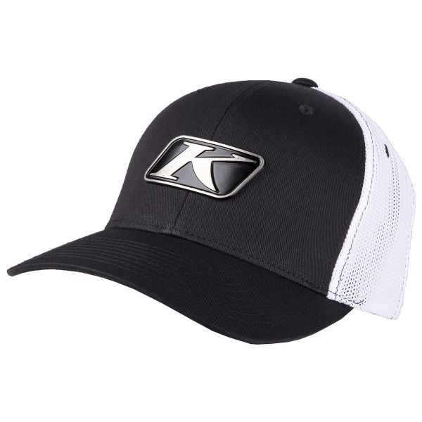 Caps and Beanies Klim Icon Snap Hat Youth Black/White 2022