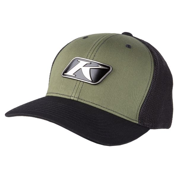 Caps and Beanies Klim Icon Snap Hat Green/Black 2022
