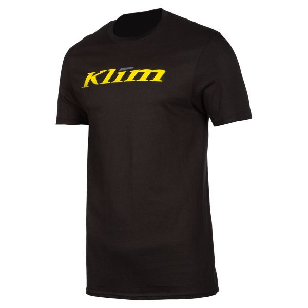 Tricouri/Camasi Casual Klim Tricou Draft SS T Black/Yellow