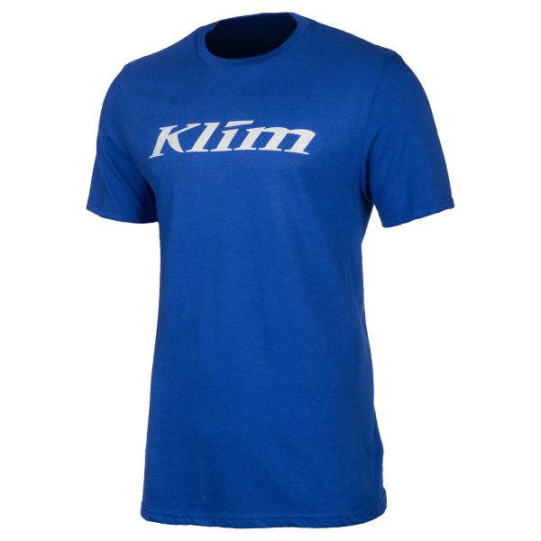 Casual T-shirts/Shirts Klim Hexad SS T Royal/Gray