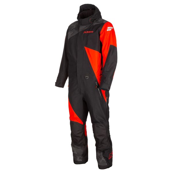Combinezoane Snow Klim Combinezon Snowmobil Insulated Railslide Black/Fiery Red 24