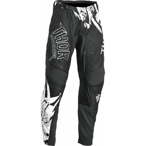 Pantaloni MX-Enduro Copii Thor Pantaloni Moto Enduro Copii Sector Gnar Black/White 23