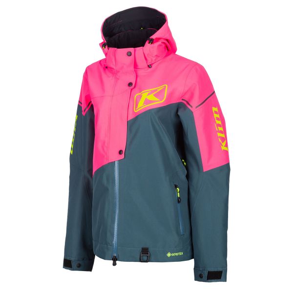 Geci Snowmobil - Dama Klim Geaca Dama Snowmobil Insulated Alpine Petrol/Knockout Pink 24