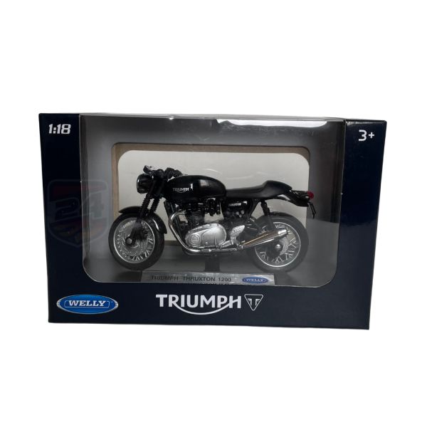 Machete On Road Welly Macheta Triumph THRUXTON 1200 1:18