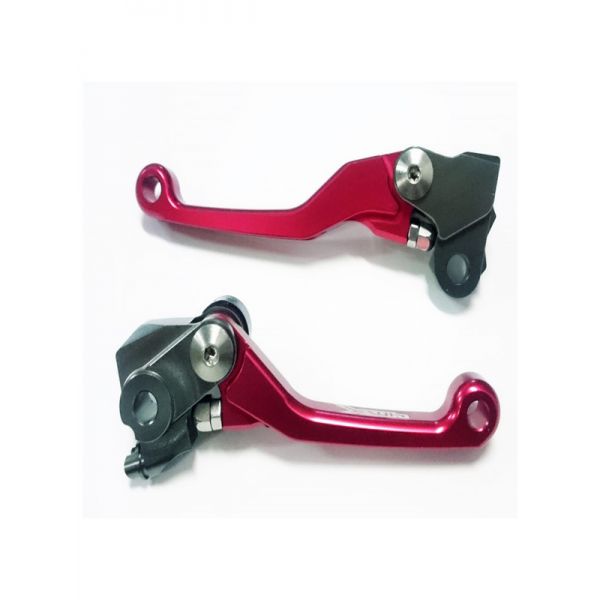 Levers and Controls MX 4MX Beta RR250 ->525 07-17 Red CNC Levers