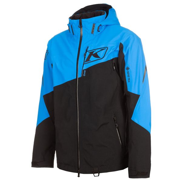 Jackets Klim Snow Jacket Non-Insulated Storm Electric Blue Lemonade/Black 24
