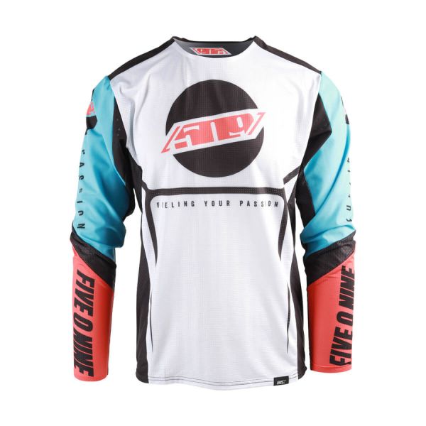 Tricouri MX-Enduro 509 Tricou Moto MX Race 5 Sci-Fi Coral 23