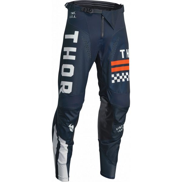 Pantaloni MX-Enduro Thor Pantaloni Moto Enduro Pulse Combat Midnight/White 23
