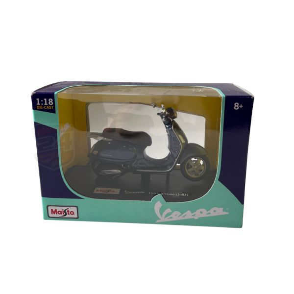 Machete On Road Maisto Macheta Vespa Primavera 125 ET3 1976 Blue 1:18