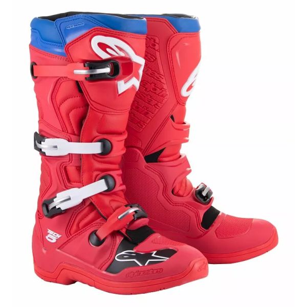 Boots MX-Enduro Alpinestars Moto Enduro/MX Boots Tech 5 Red/Blue 24