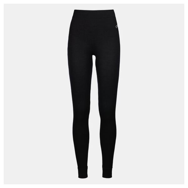 Underlayer Snow Ortovox Pantaloni Snowmobil Dama Base Layer 230 Competition Long Black Raven
