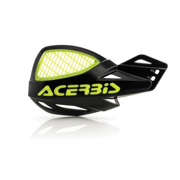 Handguards Acerbis Handguard MX Uniko Vented Black/Yellow Fluo