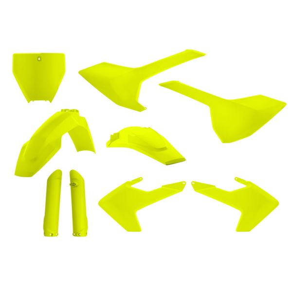  Acerbis Kit Complet Plastice Husqvarna Yellow Fluo 2017-2019