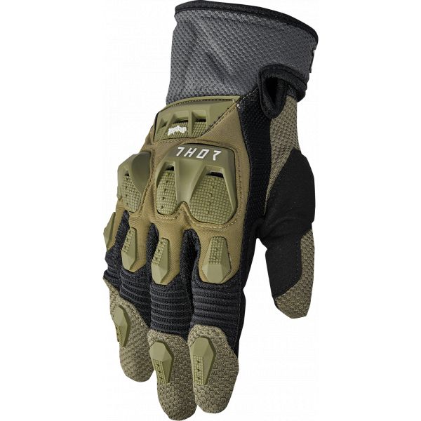 Manusi MX-Enduro Thor Manusi Moto Enduro Terrain Army/Charcoal 23
