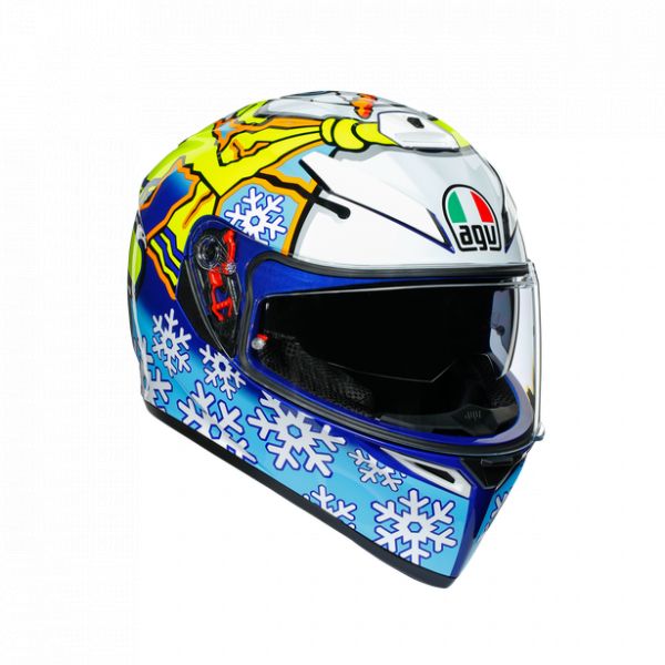 Casti Moto AGV AGV Casca Integrala K3 Sv E2205 Top Mplk 2020 Rossi Winter Test 2016