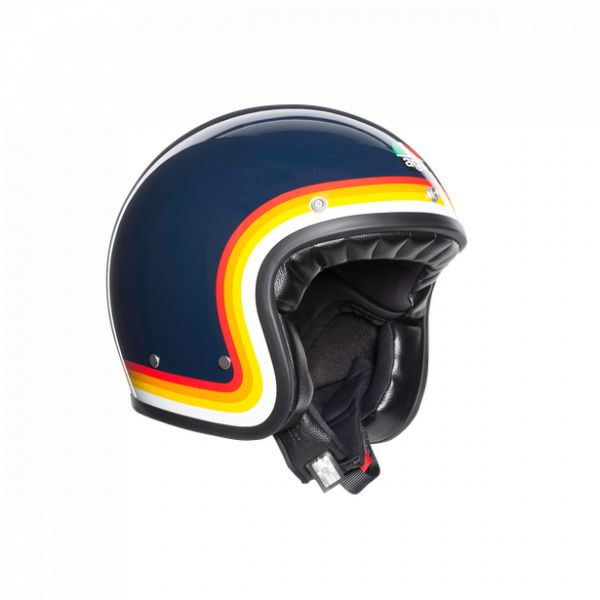 Casti Moto AGV AGV Casca Jet X70 E2205 Multi 2020 Riviera Blue/Rainbow