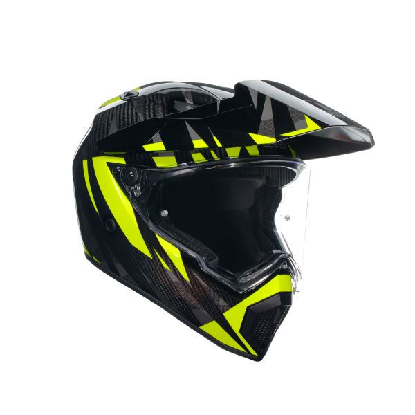 Casti Moto AGV AGV Casca Moto Ax9 E2206 Mplk Steppa Carbon/Grey/Yellow Fluo 24