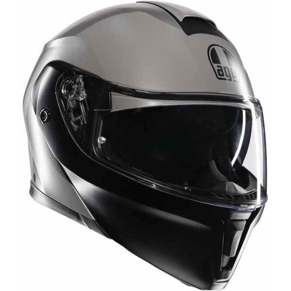 AGV Helmets AGV Flip/Up Moto Helmet E2206 Mplk Resia Matt Grey/Black/Yellow Fluo 25