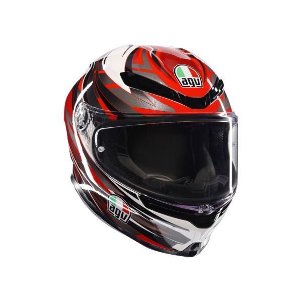 Casti Moto AGV AGV Casca Moto K6 S E2206 Mplk Reeval White/Red/Grey 24