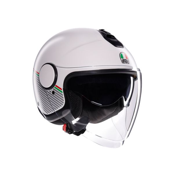Casti Moto AGV AGV Casca Moto Open Face/Jet Eteres E2206 Capoliveri Matt White/Italy 25