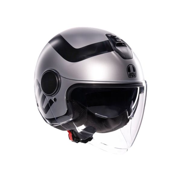 Casti Moto AGV AGV Casca Moto Open Face/Jet Eteres E2206 Rimini Matt Grey/Black 25