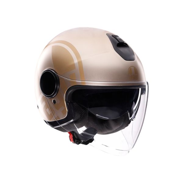 Casti Moto AGV AGV Casca Moto Open Face/Jet Eteres E2206 Sirolo Matt White/Gold 25