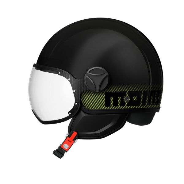 Casti Moto AGV AGV Casca Moto Open Face/Jet FGTR Classic Momodesign E2206 Stripes Black/Yellow Fluo 25