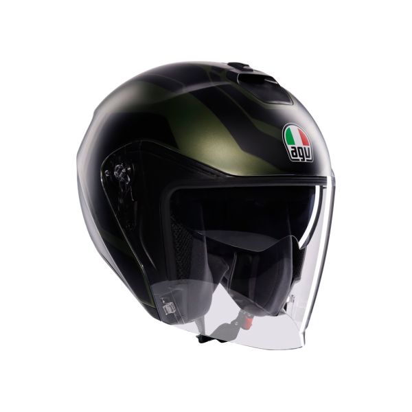 Casti Moto AGV AGV Casca Moto Open Face/Jet Irides E2206 Sakai Matt Green/Black 25
