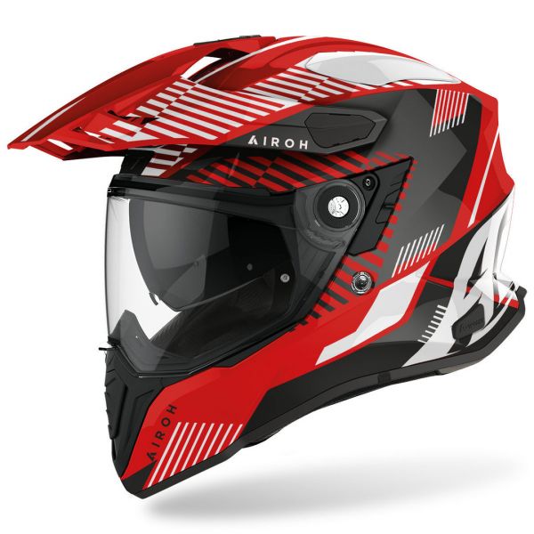 ATV Helmets Airoh ATV Helment Commander Boost Red Gloss