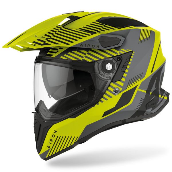 ATV Helmets Airoh ATV Helment Commander Boost Yellow Matt