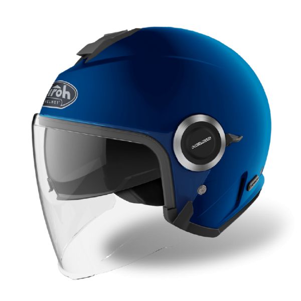  Airoh Casca Moto Jet Helios Blue Matt