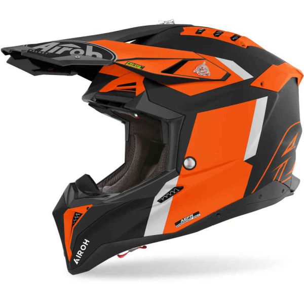 Casti Cross-Enduro Airoh Casca Moto Mx/Enduro Aviator 3 Glory Orange Matt 24
