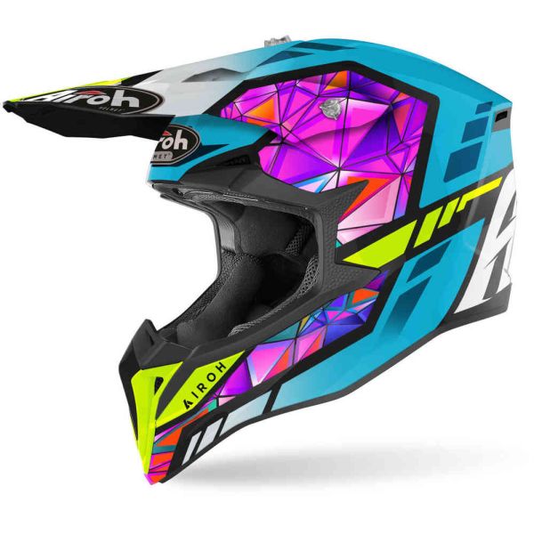 Helmets MX-Enduro Airoh Enduro Moto Helmet Wraap Diamond Gloss 23