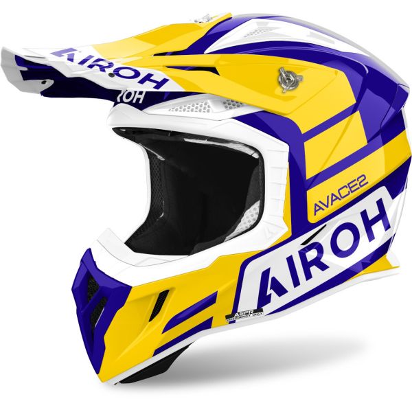 Casti Cross-Enduro Airoh Casca Moto MX/Enduro Aviator Ace 2 Sake Yellow 25