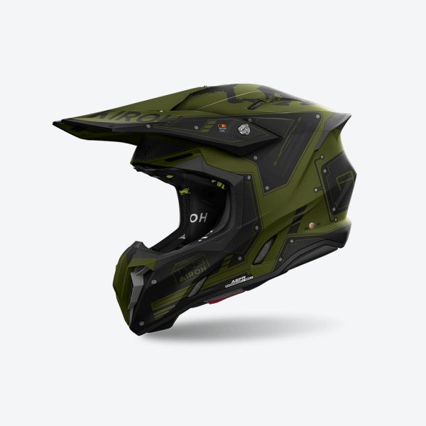 Casti Cross-Enduro Airoh Casca Moto MX/Enduro Twist 3 Military 24