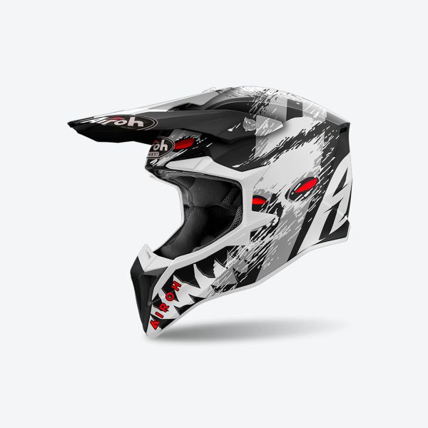 Casti Cross-Enduro Airoh Casca Moto Mx/Enduro Wraaap Demon 24