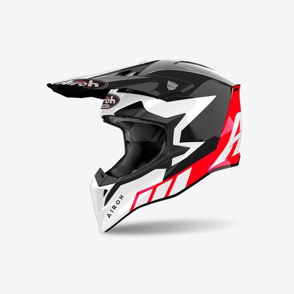 Casti Cross-Enduro Airoh Casca Moto Mx/Enduro Wraaap Reloaded Red 24