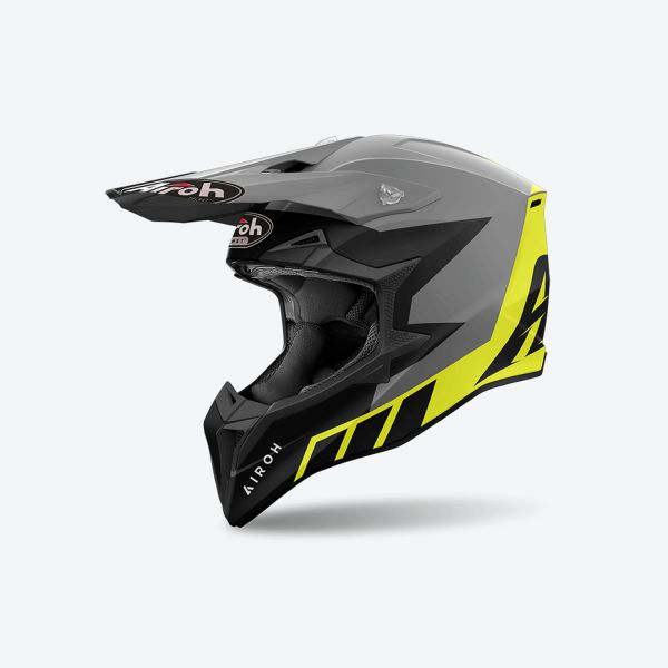 Casti Cross-Enduro Airoh Casca Moto Mx/Enduro Wraaap Reloaded Yellow Matt 24