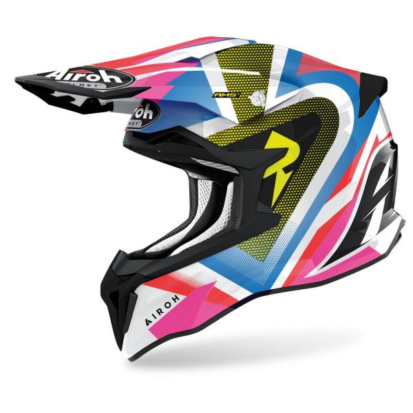 Casti Cross-Enduro Airoh Casca Moto MX/Enduro Strycker View Gloss 24
