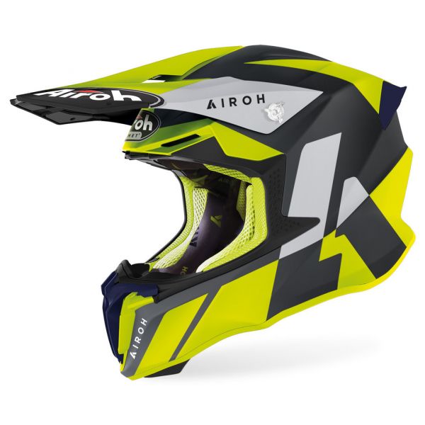 Casti Cross-Enduro Airoh Casca Enduro Twist 2.0 Lift Black/Yellow