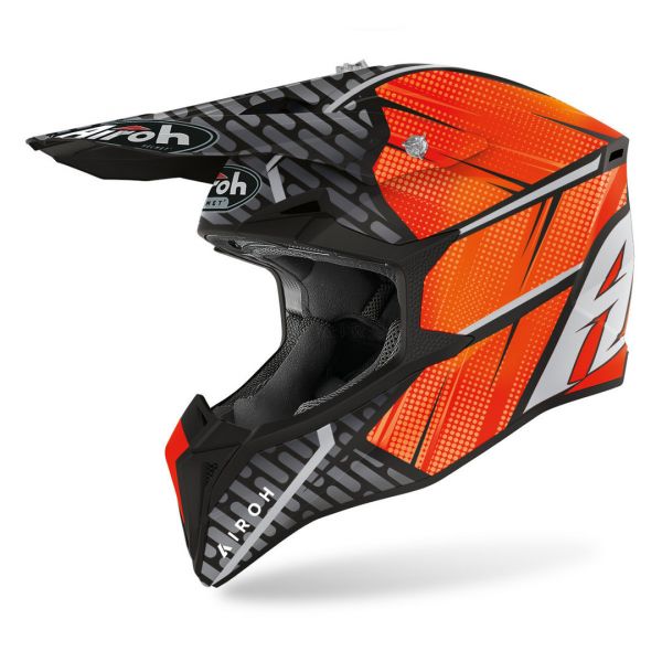 Casti Cross-Enduro Airoh Casca Enduro Wraap Idol Orange Matt