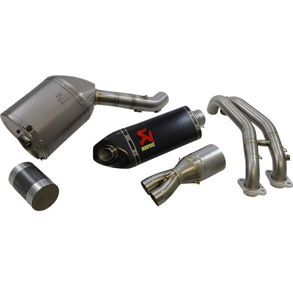 Motorcycle Exhaust Akrapovic Complete Exhaust RAC SS/CF RS 660 S-A6R4-HAPC