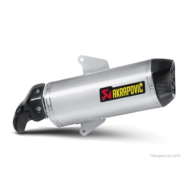 Motorcycle Exhaust Akrapovic Slip-On Line Muffler Scooter Aprilia/Gilera S-A8So2-Hwss