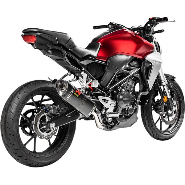 Motorcycle Exhaust Akrapovic Final Exhaust Carbon Fiber Slip-On Line Honda Cb 300 R