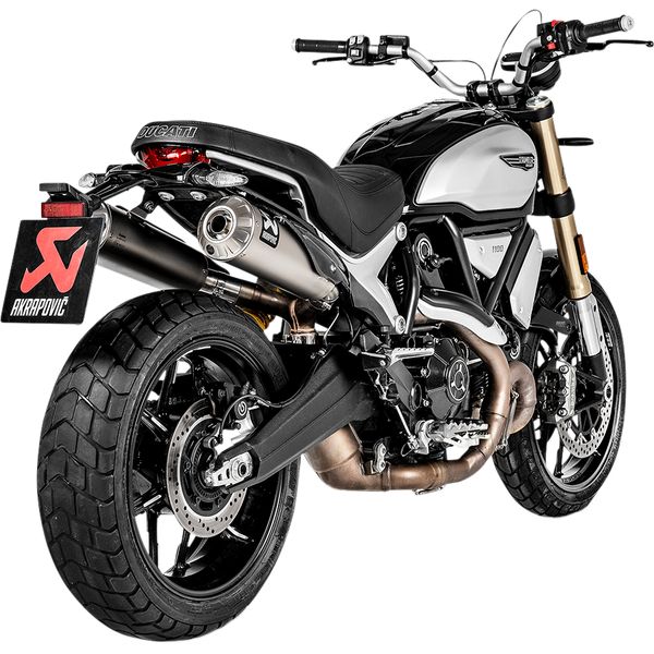 Motorcycle Exhaust Akrapovic Titanium Slip-On Line Muffler Ducati S-D11So4-Hbfgt